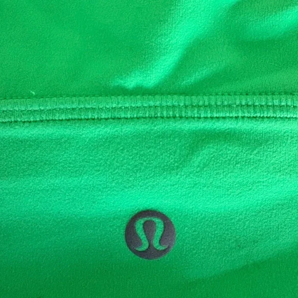 Lululemon One Shoulder Bra Neon Green Align Longline Yoga Pilates Size 8